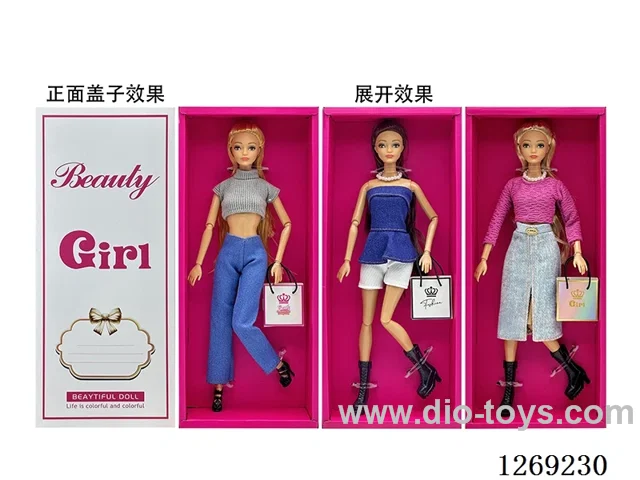 11.5 inch 11-joint Barbie 3 mixed