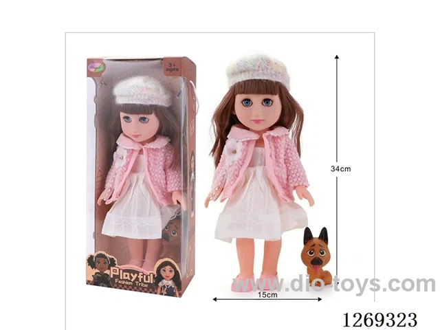 18-inch fully-vinyl black female doll with four-tone IC included battery