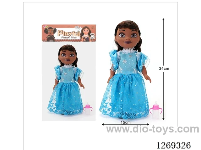 18-inch fully-vinyl black female doll with four-tone IC included battery