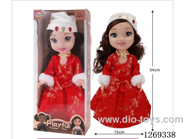 18-inch fully-vinyl female doll with four-tone IC included battery