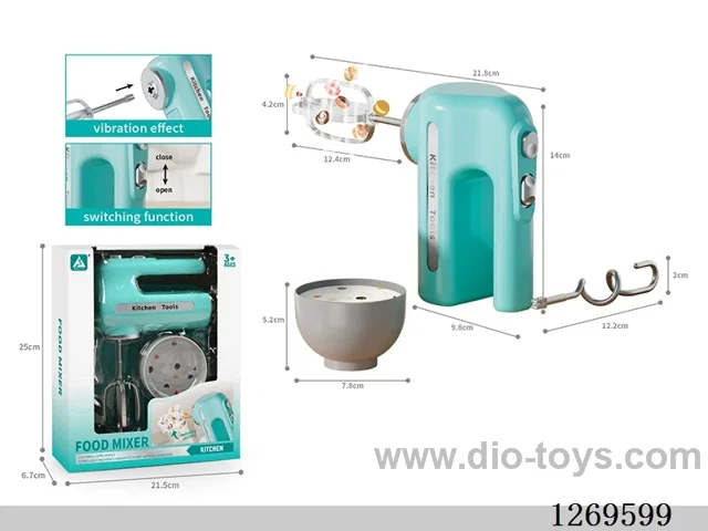 Blender Set (Features: Electric blending; 2 AA batteries not included)