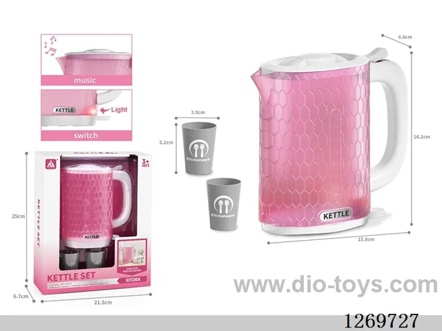 Kettle Set (Features: Lights and sound effects; 2 AAA batteries not included)