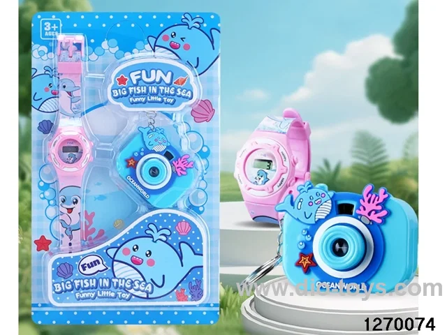 Projection Camera + Cartoon Digital Watch