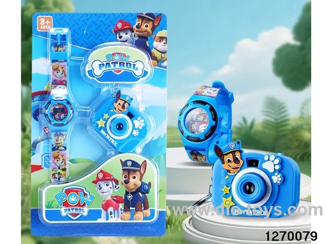 Projection Camera + Cartoon Digital Watch