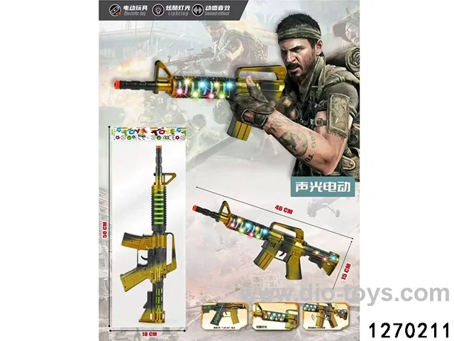 electric gun with light and sound