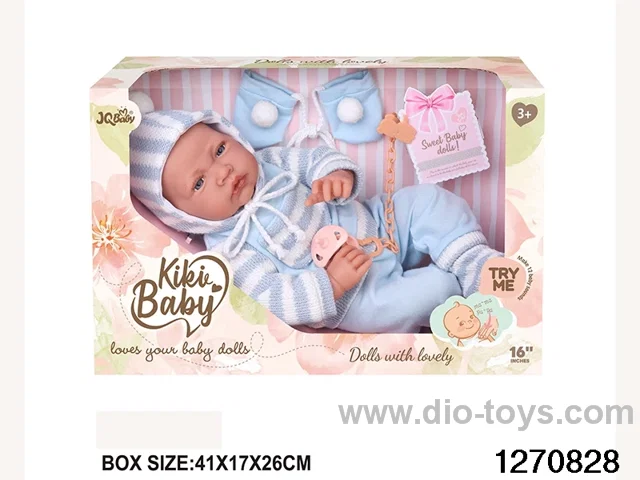 16-inch cotton body doll with power function and 12 vocal track accessories