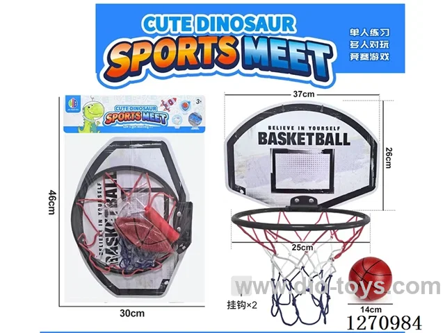 Basketball backboard (plastic backboard + plastic rim)