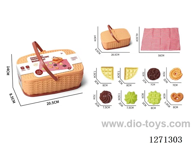 Cookie Picnic Storage Basket (10-Piece Set)