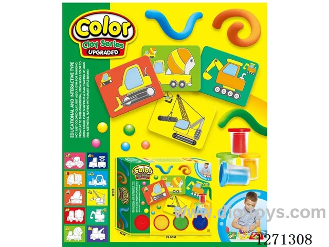 Play-Doh Construction Vehicle Series (10 Cards)