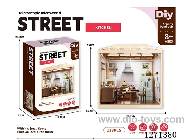 Micro Play House Kitchen Set (Decorative Ceiling without Lights)