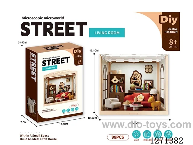 Micro Play House Living Room Set (Flat Ceiling, No Lights)