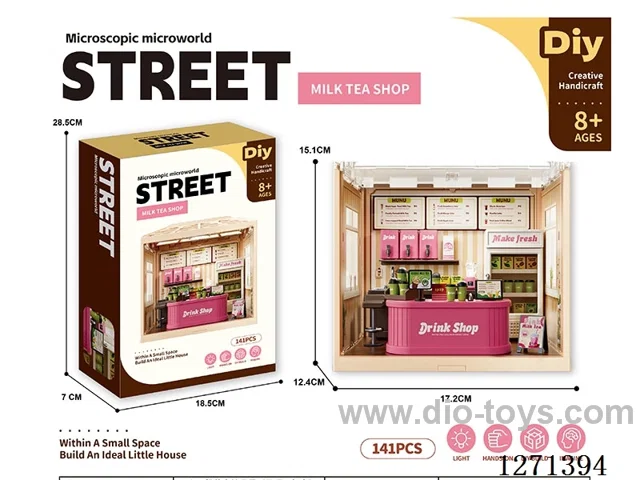 Micro Play House Bubble Tea Set (Flat Ceiling without Lights)