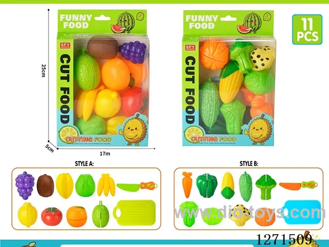 fruit cutting set 11PCS 2 styles mixed