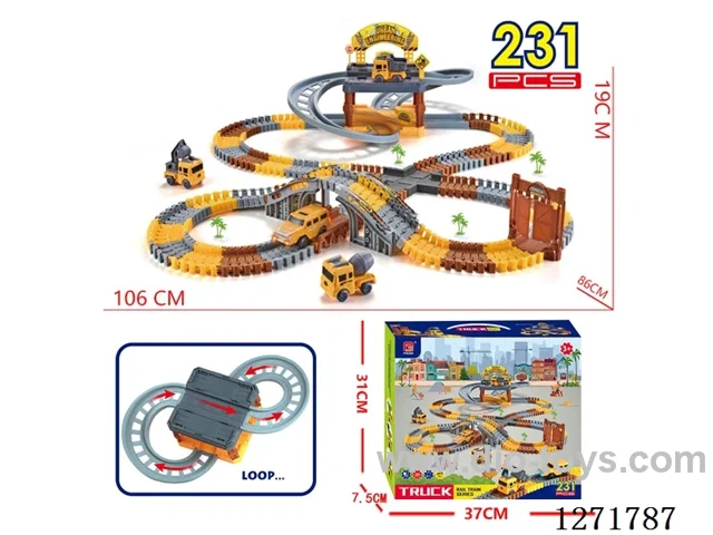 200PCS Electric Track Set