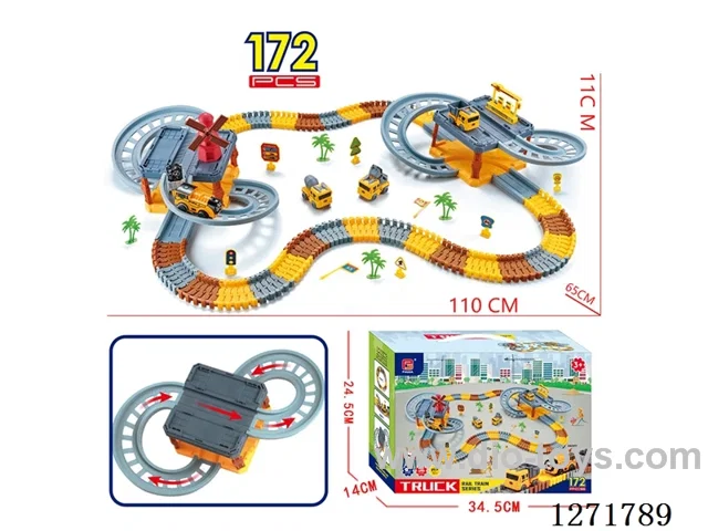 140PCS Electric Track Set