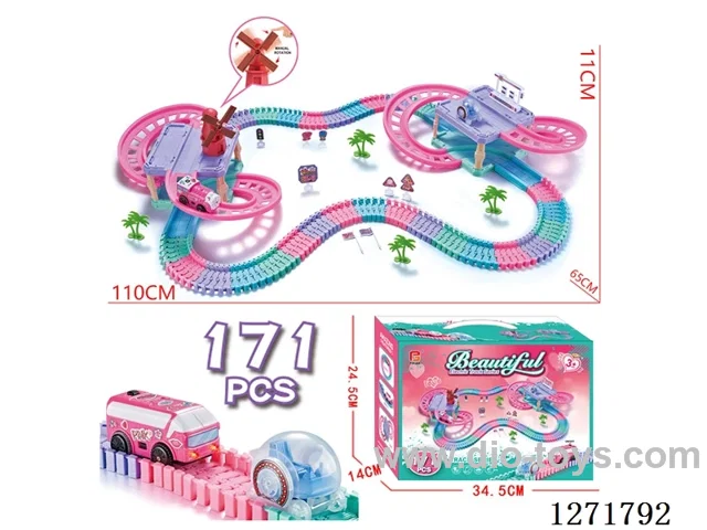 140PCS Electric Track Set