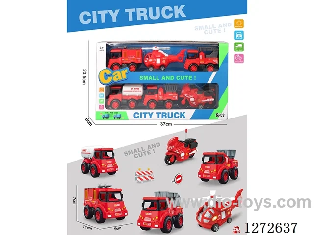 pull back car 6PCS