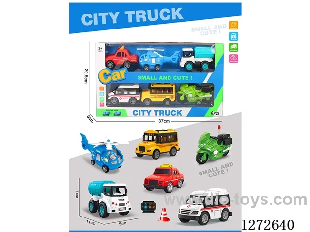 pull back car 6PCS