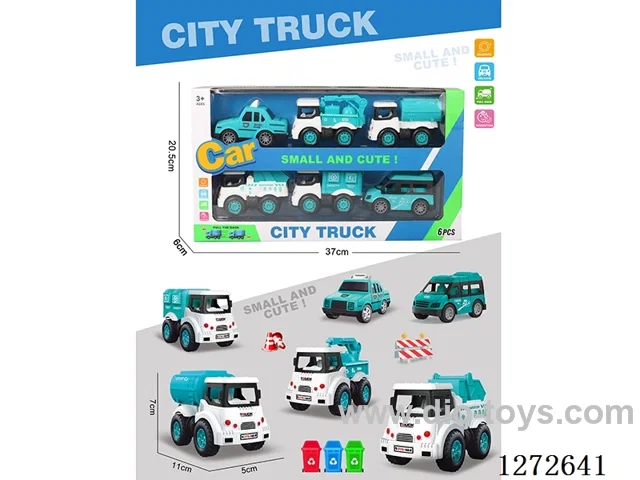 pull back car 6PCS