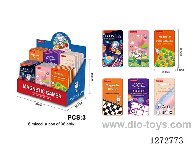 36PCS Chess Game Set (Magnetic Tin Box)