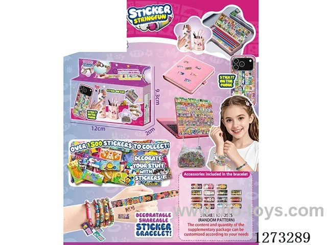 DIY Bead Sticker Bracelet Stickers - 150 Stickers