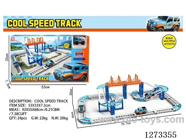 Electric Track Car 58PCS not included battery