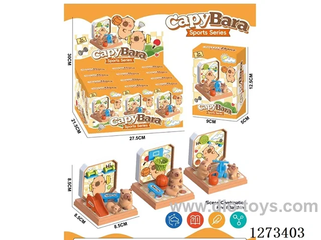 Capybara Sports Arena (12PCS Set)