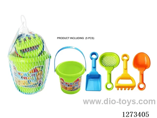 5PCS Round Beach Bucket Set