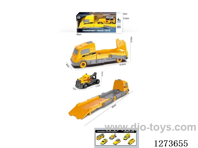 Launch Track Folding Car with 1 Free Wheel AB Construction Vehicle