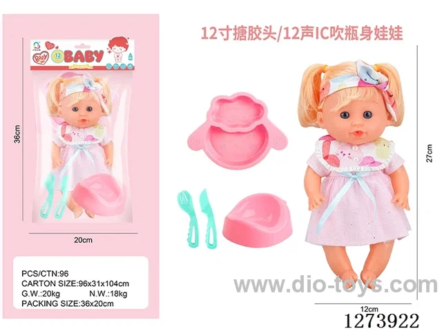 12-inch vinyl-headed doll with 12-voice IC