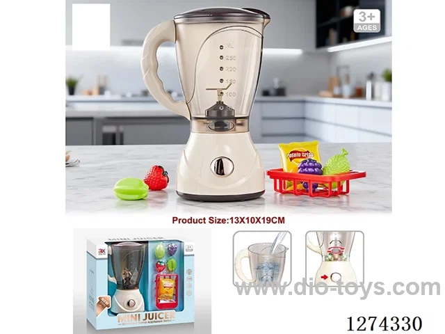 Juicer Set / Lights, Rotating / 3 AA batteries not included