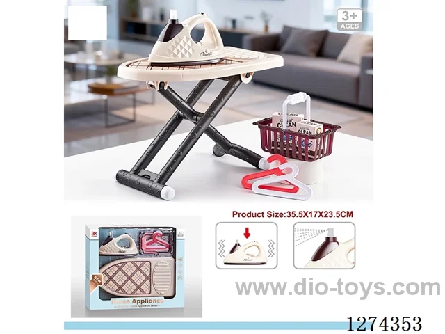 Ironing board set / Vibration, water spray / 2AA (not included)