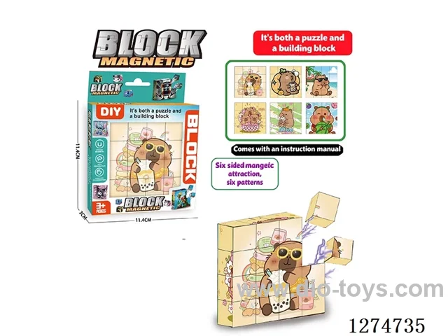 Magnetic Block Puzzles