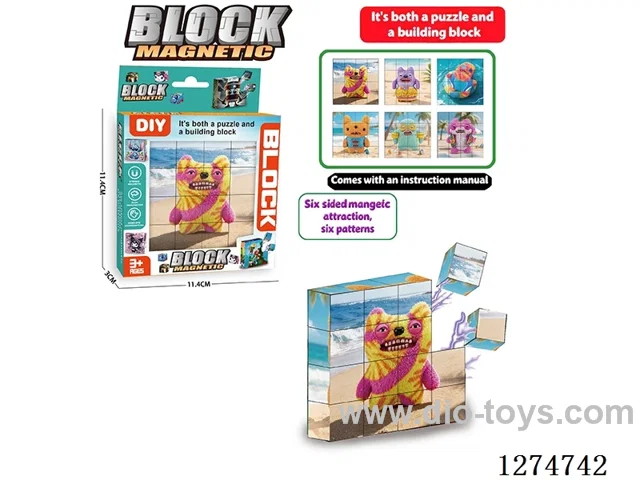 Magnetic Block Puzzles