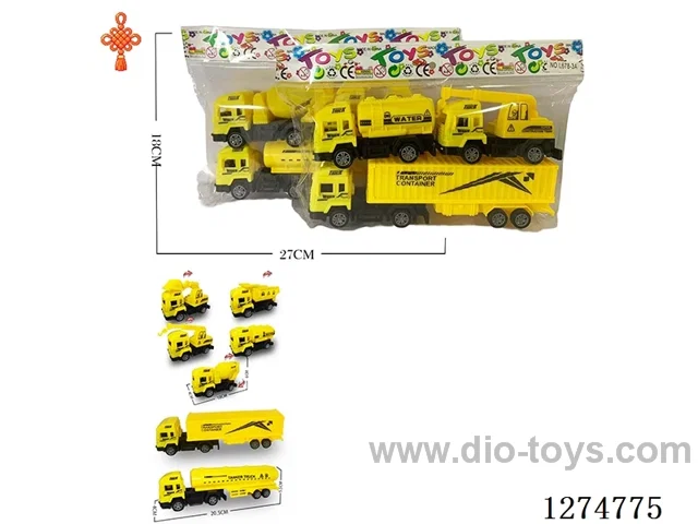 3PCS pull back toys 2 mixed