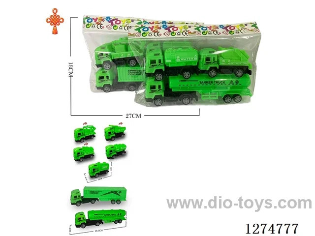 3PCS pull back toys 2 mixed