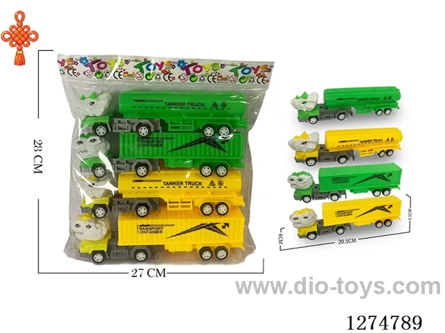 4PCS pull back toys 2 colors