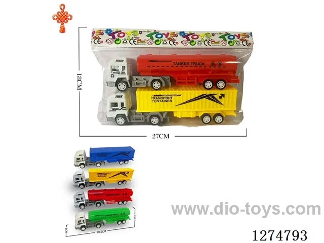 2PCS pull back toys 4 colors