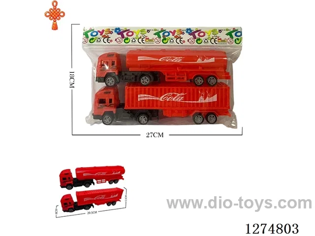 2PCS pull back toys
