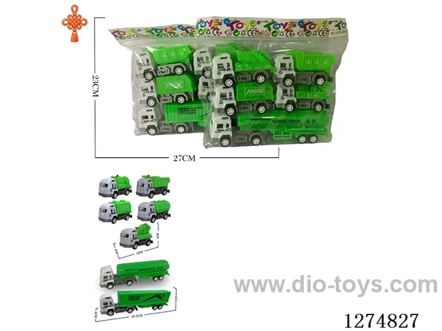 5PCS pull back toys 2 mixed