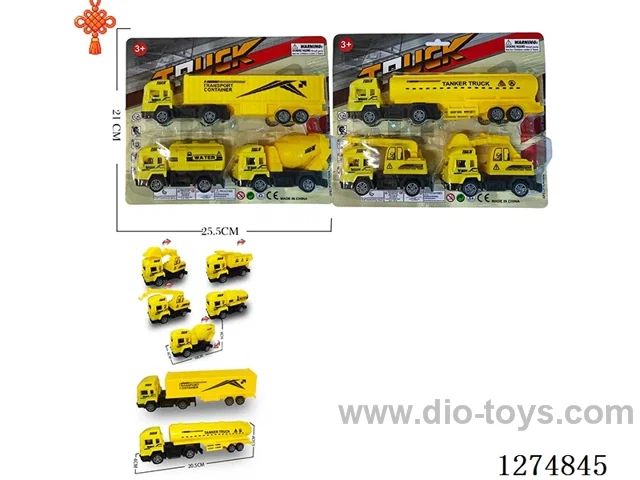 3PCS pull back toys 2 mixed