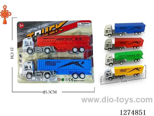 2PCS pull back toys