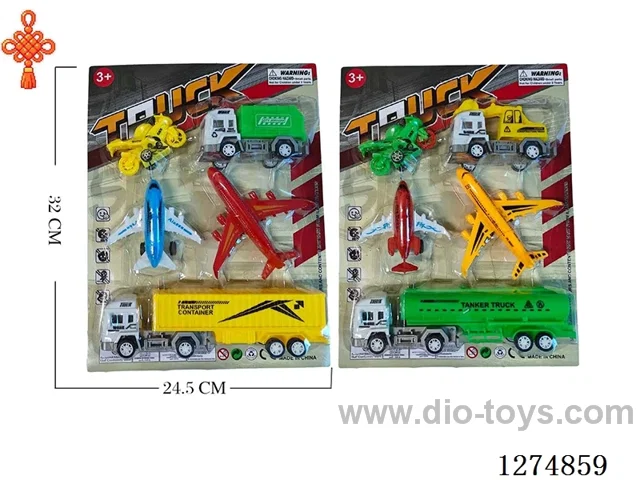 5PCS pull back toys 2 mixed