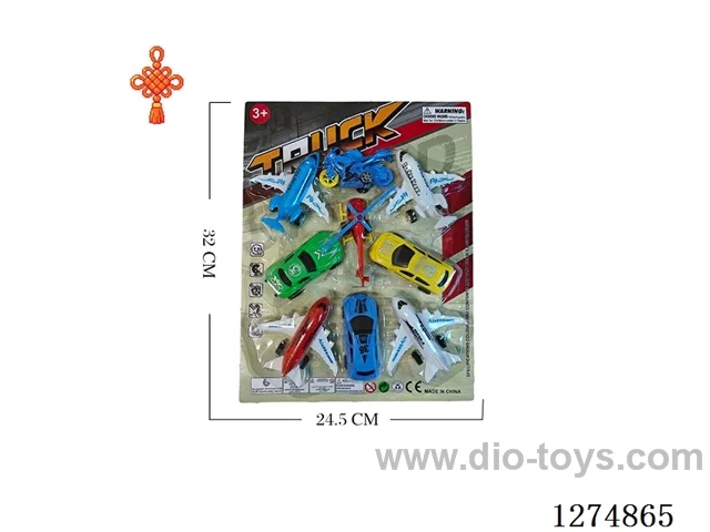 9PCS pull back toys