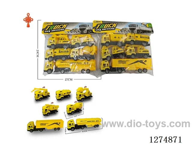 5PCS pull back toys 2 mixed