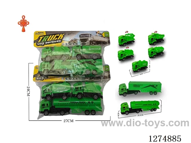 3PCS pull back toys 2 mixed