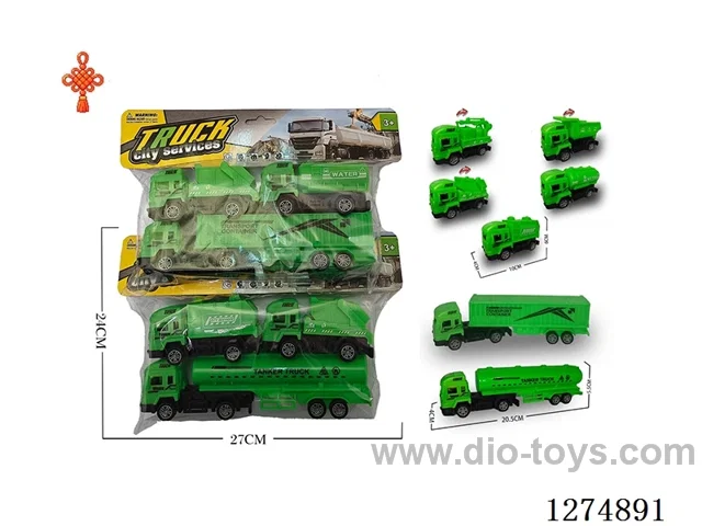 3PCS pull back toys 2 mixed