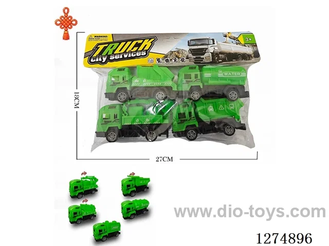 4PCS pull back toys
