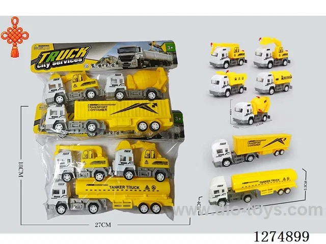 3PCS pull back toys 2 mixed