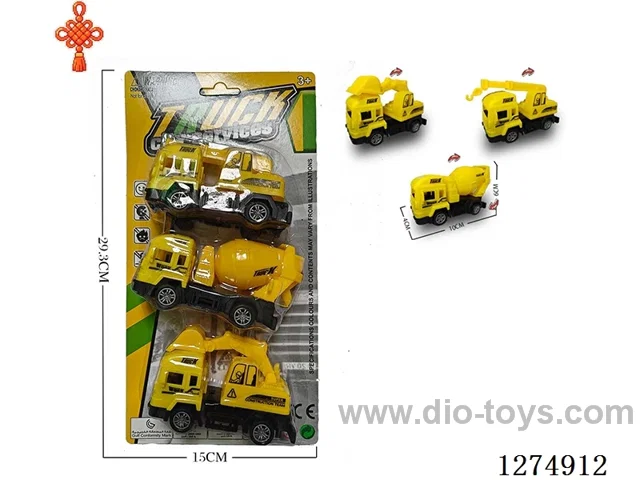 3PCS pull back toys